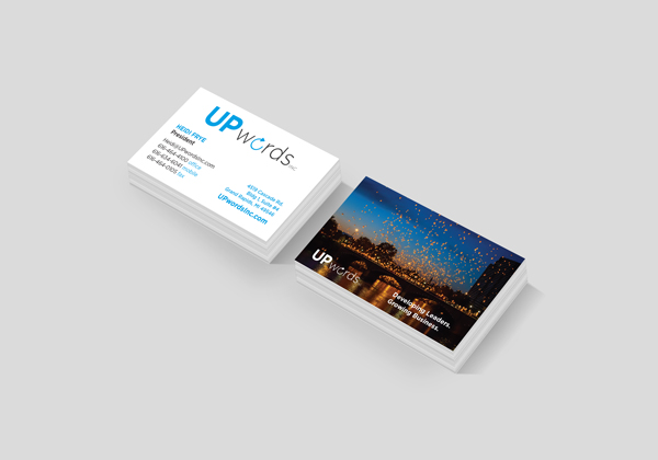 UPwords business cards